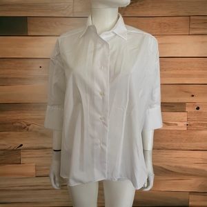 Le Civette boxy white blouse